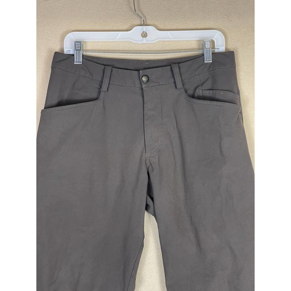 Lululemon Pants Adult 30 Brown Chino Casual Hiking Logo Everyday‎ Mens - Picture 2 of 10